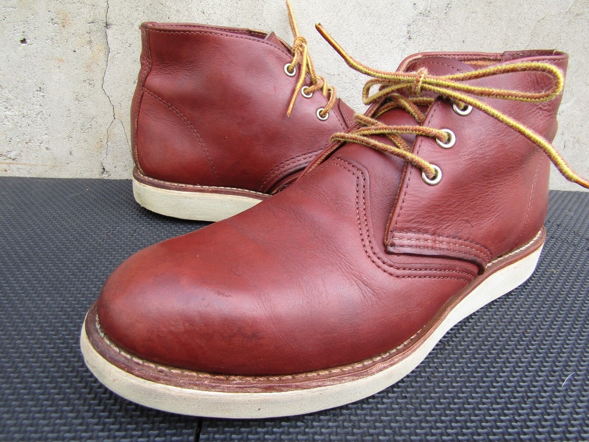 Red Wing 3139 Cherry Oxblood Chukka Work Boot Made In USA - UK 8