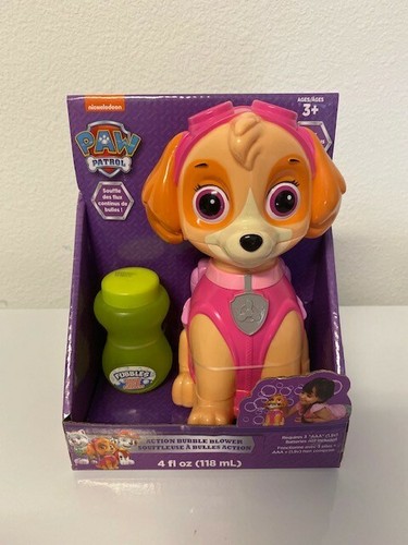 paw patrol bubble blower skye