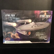 POLAR LIGHTS 1000M/12 U.S.S. ENTERPRISE NCC-1701 SNAP TOGETHER MODEL KIT-NIB