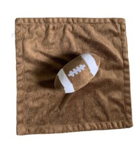 Koala Baby Football Lovey Security Blanket Brown 11.5" x 11.5" Plush