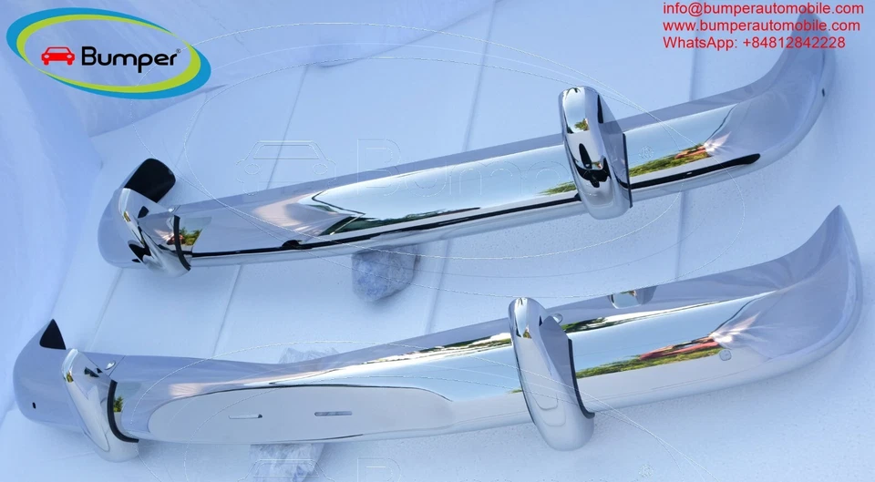 Parachoques Volvo Amazon cupé berlina versión euro (1956-1970) nuevos Foto 3 de 4