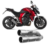 Auspuff Schalldaempfer Mivv DOUBLE GUN Edelstahl HONDA CB 1000 R 2008 > 2017