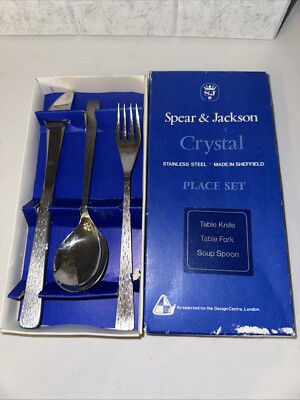 Spear And Jackson Crystal Place Boxed Set Sheffield England