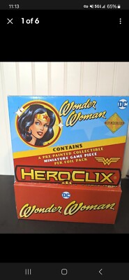 HEROCLIX DC WONDER WOMAN: GRAVITY FEED BOOSTERS - 13 PACK BOX Opened SOLD AS IS