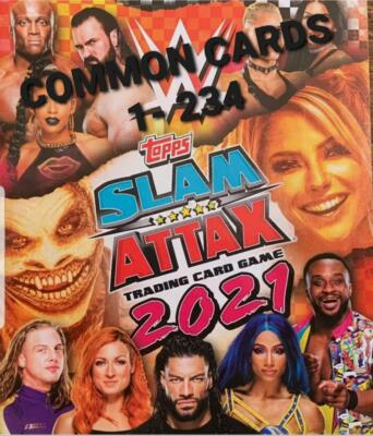 Slam Attax 2021 Trading Card Singles 1-234 (Topps, 2021) MULTIBUY