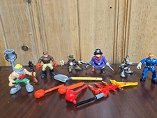 Imaginext Fisher Price And Other Figures Lot of 6 Great Adventures