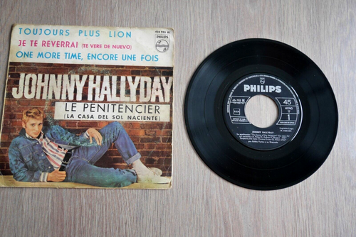 VINYLE 45 TOURS - 4 TITRES - JOHNNY HALLYDAY / LE PENITENCIER | eBay