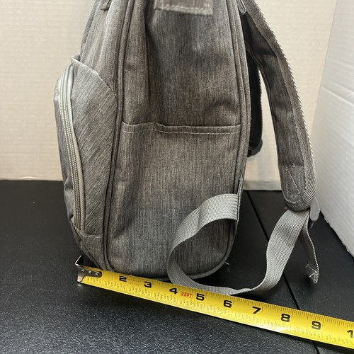Insulated Diaper Backpack Baby Formula Bag Grey Used Enfamil Wonderbag - Picture 12 of 12