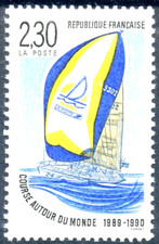 TIMBRE France 1990 N°  2648 ** ( Course autour du monde ) TBE