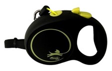 Flexi FU02C3 Laisse Black Design Cord Neon Extra Small 3m Retractable Dog Leash