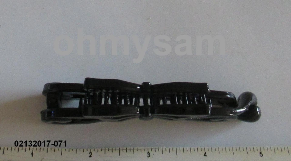 CLOSEOUT 2 NUEVO COLOR SÓLIDO PLÁSTICO PLÁTANO PINZA/PEINE/ENCAJE LAZO DES 3/4" Foto 2 de 4