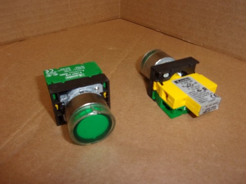Lovato Green Pushbutton Switch , 8LM2T LB3 , lot of 2 | eBay
