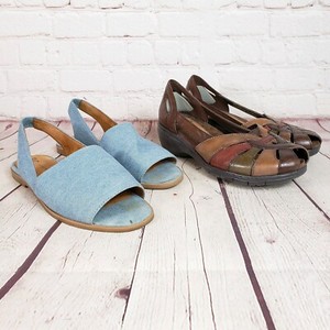 earth tone sandals