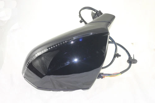 Driver Side Mirror 2018-2023 Audi Q5 SQ5 Power Fold BSM Memory W/Camera  BLACKLH