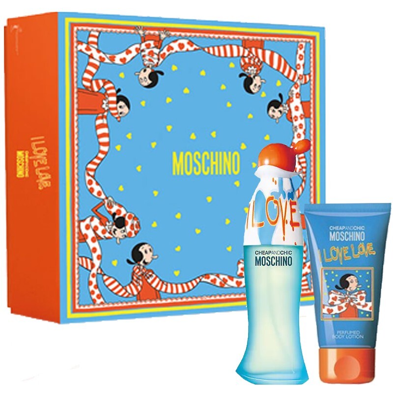 Cofanetto donna Moschino I Love You edt 30ml + Body Lotion 50ml