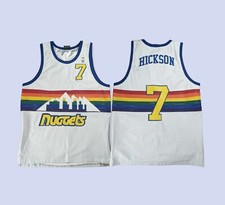 JJ Hickson Denver Nuggets Exclusive Game Fashion Faux Leather Throwback Jersey 
