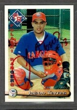 1999 Grandstand #13 Jason Torres Pulaski Rangers Baseball Signed Autograph (H1)
