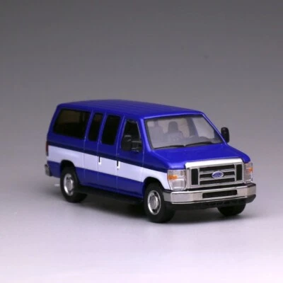 ミニカー 596 model Ford E350 1/64 blue s-l400.jpg