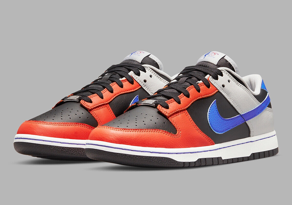  Nike Mens Dunk Low Retro EMB DD3363 002 NBA - New York Knicks  - Size 11.5