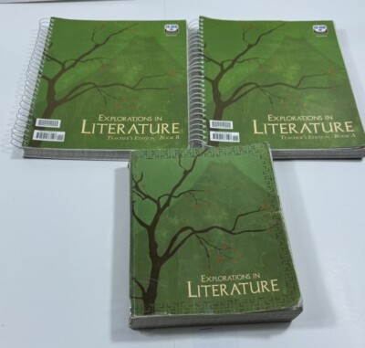 BJU Press Explorations in Literature 3rd Ed. Student Text Teacher's Edition PB
