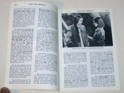 Rare 1971 FILM FAN MONTHLY Fanzine #124! OLIVIA de HAVILLAND Gone With the Wind! - Picture 4 of 6