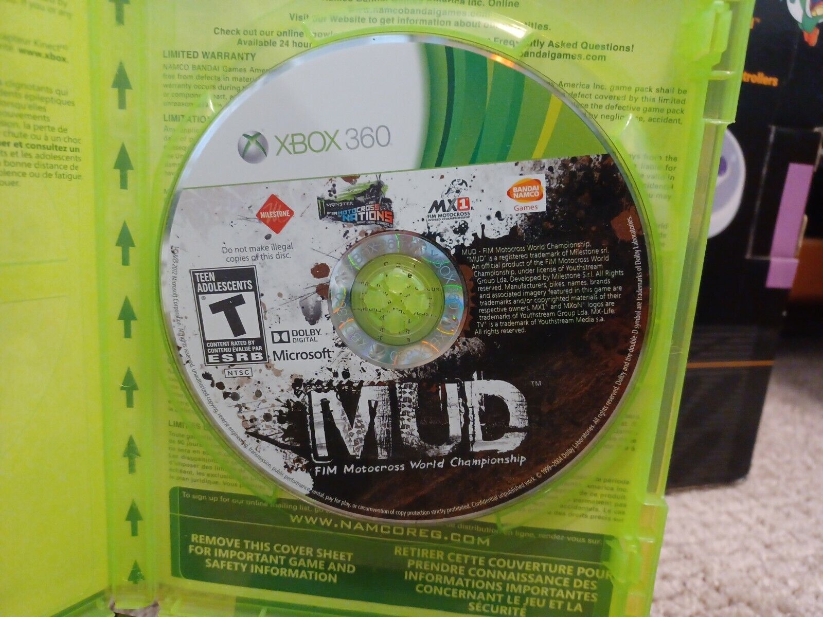 MUD FIM Motocross World Championship - para Xbox 360 Black