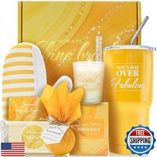 Bath and Body Gift Set for Women, 8 Pcs Vanilla Spa Set Gifts for Women, Not