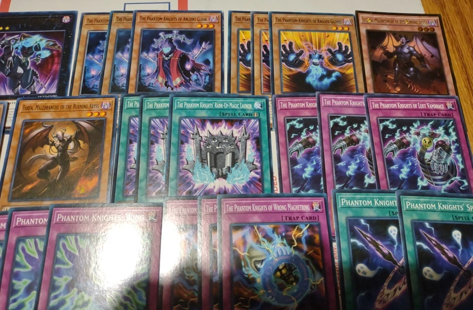 YuGiOh Cards Phantom Knights Deck Core Dante Traveler, Burning Abyss, Trap Spell - Image 3 of 4