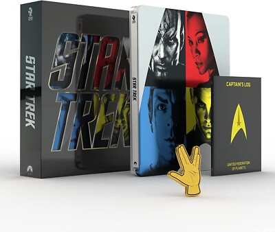 Star Trek 2009-Titans of Cult Edition Steelbook (4K/Blu-ray) European Import-NEW