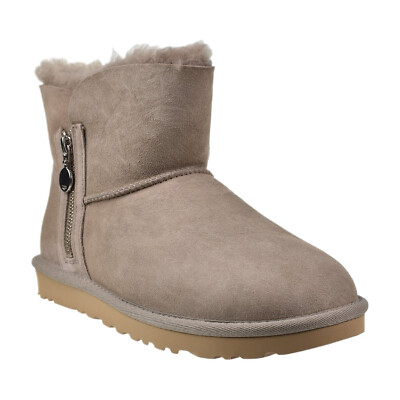 UGG Bailey Zip Mini Women's Boots Grey 1112481-GOA | eBay