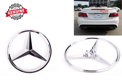 Rear Trunk Star Emblem Badge For 2010-2017 Mercedes W207 E350