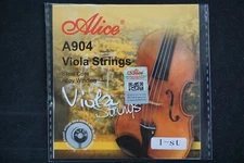 Alice Set C,G,D,A String Steel Core Nickel Silver Wound For 14-16 Inches Viola