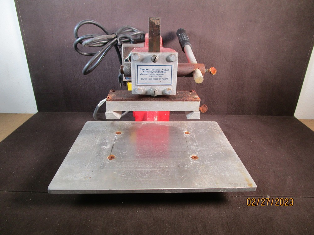 vintage Gold Magic Robotemp Model 315 Hot Foil Stamper Heat Press