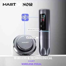 Mast Noir Wireless Tattoo Pen Brushless Motor Machine  Bluetooth Foot Pedal Kit