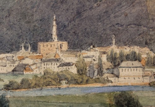 Barbarini, Franz (Znaim 1804 - 1873 Wien) Bozen - Südtirol, Aquarell - Bild 3 von 5