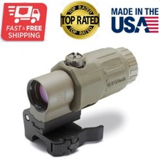-- NEW IN BOX -- EOTech G33 G33.STS 3X TAN Magnifier QD Mount G33.STSTAN