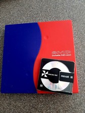 RARE stylish storage carry case Holds 8x minidisc clamshell spring ejection