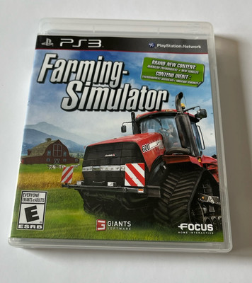 Farming Simulator 2013 Sony Playstation 3 PS3 Complete W/ Manual Works