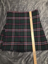Scottish Design Tartans Kilt Green 100 Acrylic Buckle Size 38