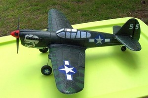 Volantex Custom P-40 Warhawk Burma  Banshee RTF 4ch Complete 1 of A Kind