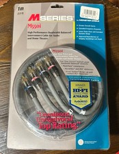 Monster Cable M550i High Performance Bandwith Balanced Audio Cable, 1M, RCA