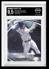 Bobby Witt Jr 2020 Bowman Glimpses Of Greatness Graded #GOG-BW Arena Club 9.5