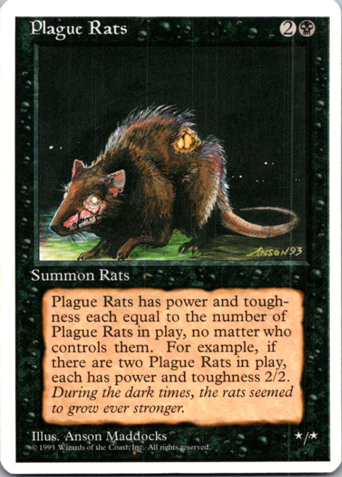 Plague Rats C Fifth Edition  NM