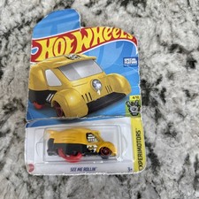 2022 hot wheels yellow see me rollin experimotors 4/10   54/250