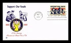 DR JIM STAMPS US COVER BPOE ELKS SUPPORT OUR YOUTH FDC COVER CRAFT CACHET
