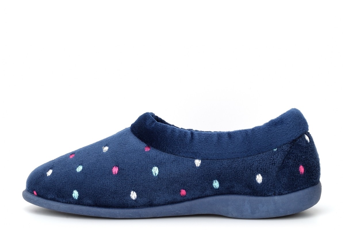 SAOLA Pantofole da donna in memory foam ciabatte da donna suola in gomma blu navy