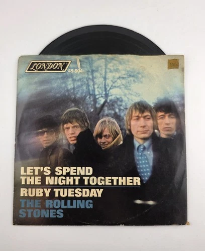 Rolling Stones 45rpm Let's Spend The Night Together/Ruby Tuesday London 1967