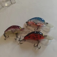 3 Mister Twister Lures Crank Bait Discontinued Excellent Used Condition 