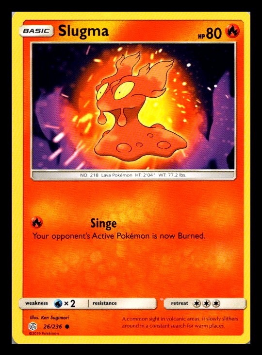 Slugma SM - Cosmic Eclipse 26/236 NM