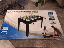 MD Sports 48" Foosball Table-Comfort Grips, Scorers, 2 Balls, Levelers-Brand New